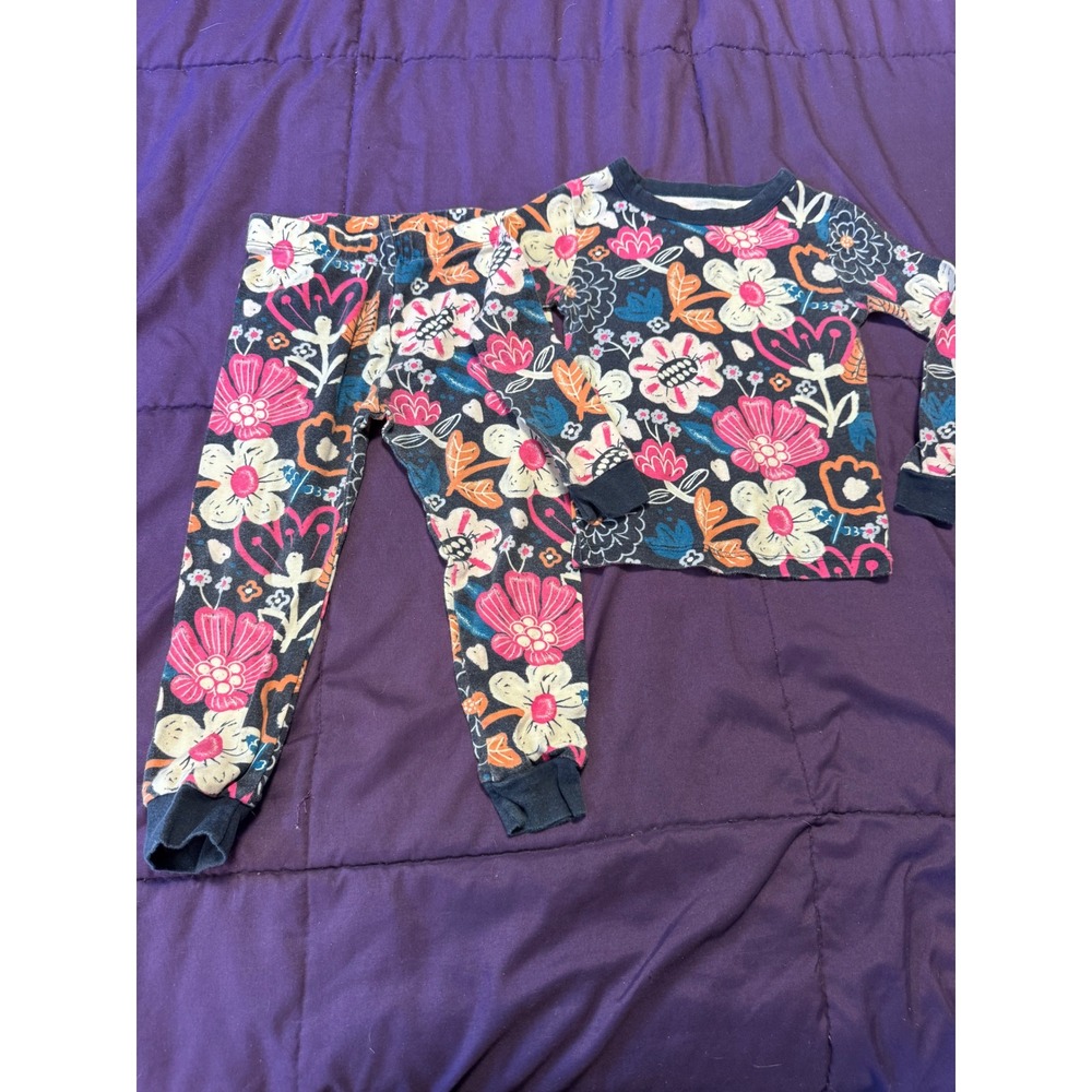 Member's Mark Girls 2T Organic Cotton Pajamas Garden Floral 2pc Set MMG-6108